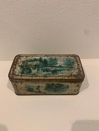 Scatola in latta Metalgraf vintage