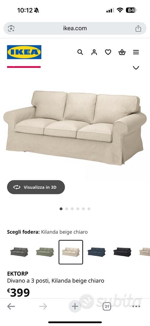 Ektorp Fodera Divano Tre Posti Divano Ikea Poltrona Ektorp Fodera