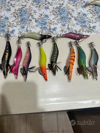 Artificiali pesca Totanare per seppie e calamari