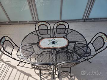 Tavolo in ferro battuto