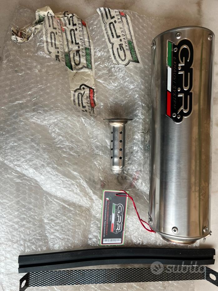 GPR Furore Nero Scarico Omologato Per MZ Baghira 660 1998-07 - Terminale In Alluminio Con DBKILLER, Impianto Completo MZ.2.FUNE
