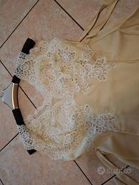 Camicia notte lussuosa da corredo anni 50 