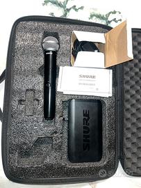 Radio microfono shure sm 58 blx