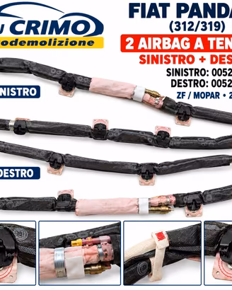 FIAT PANDA III AIRBAG A TENDINA DX SX ORIGINALI 20
