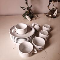 set tazzine caffè Lubiana con piattini 6 pezI