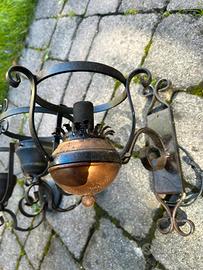 Lampade in ferro battuto