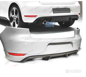 PARAURTI POSTERIORE VOLKSWAGEN VW GOLF 6 LOOK GTI 