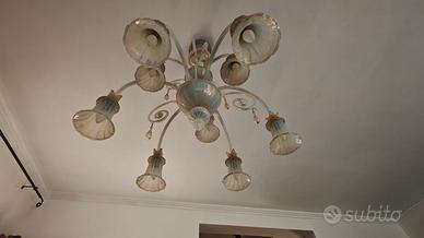 Lampadario  Murano 9 luci