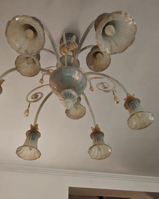 Lampadario  Murano 9 luci