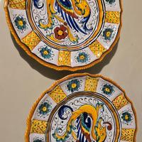 Brocca e piatti DERUTA del XX secolo