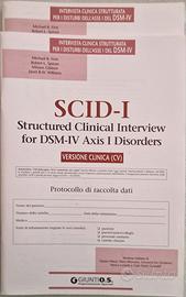 Due fascicoli Schid-I  del DSM-IV