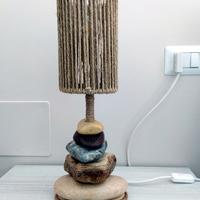 Abat-jour in pietra naturale tutto fatto a mano