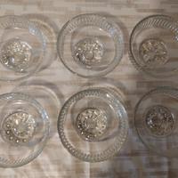 Coppette da gelato in vetro 6 pezzi