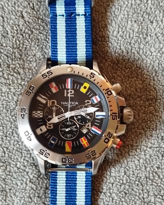 CRONOGRAFO NAUTICA FLAG WR 100  METRI