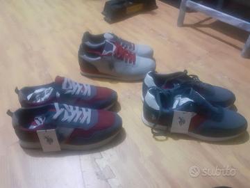 3 paia scarpe Polo Us Assn. N.44 NUOVE ORIGINALI