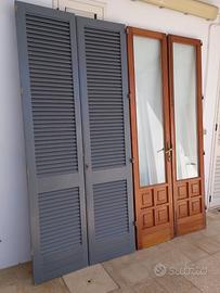 Porte vetrate e persiane