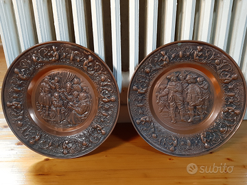 Antichi piatti rame olandesi
