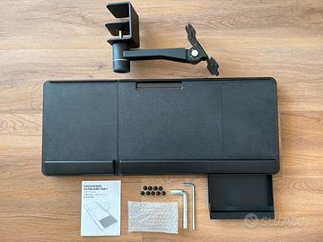 Supporto ergonomico da scrivania per tastiera