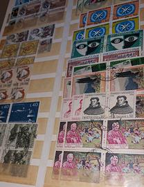 (us91/96)ITALIA COMMEMORATIVI CIRCA 90 QUARTINE DI