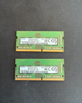 RAM DDR4 16GB 8x2 3200mhz samsung SODIMM