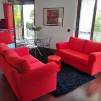 Tappeto moderno nero rettangolare