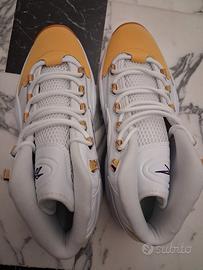 reebok allen iverson bianche e gialle