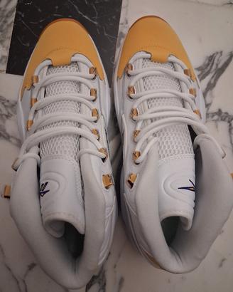 reebok allen iverson bianche e gialle