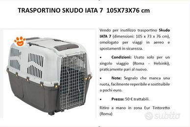 Trasportino skudo iata 7 - 105 x 73 x 76
