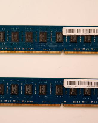 RAM Kingston DDR3 4GB (2×2GB) 1333MHz - Desktop