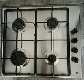Piano cottura 4 fuochi, 60 cm 