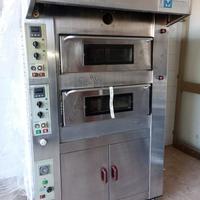Forno 2 camere completo di camera di lievitazione