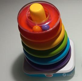 PIRAMIDE GIGANTE 6 ANELLI FISHER PRICE