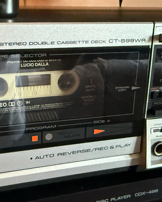 PIONEER CTS99WR Doppia Piastra