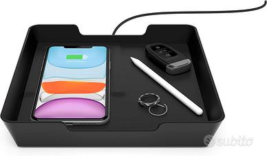 Svuotatasche Caricatore Ricarica Wireless QI USB-A