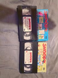2 VHS originali SNOOPY & Charlie Brown anni 90