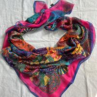 Grande foulard o pareo in seta 100% nuovo