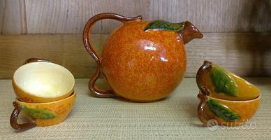 Bottiglia rometti umbertide 398 ceramica maiolica