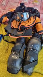 set protezioni bambino sport