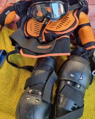 set protezioni bambino sport