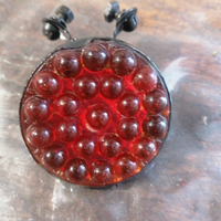 Catarifrangente tondo pallinato IN Vetro