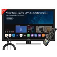 smart tv 24 pollici nuovo ideale per camper 