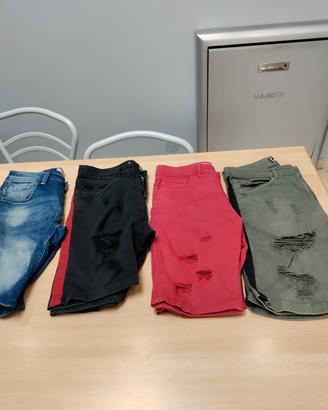 4 pantaloncini corti uomo tg 44
