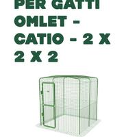 Recinto / gabbia esterno per gatti OMLET