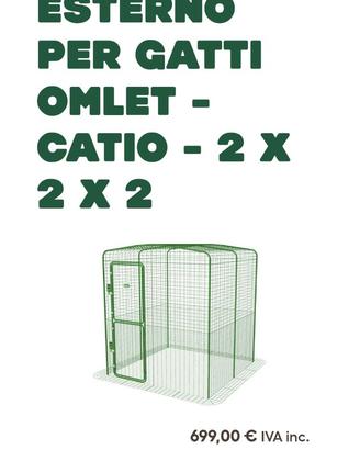 Recinto / gabbia esterno per gatti OMLET