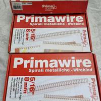 Spirali metalliche rilegare