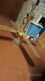 ventilatore a soffitto con luce