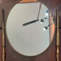 Specchiera da Comò anni 50 e Grande Specchio Ovale