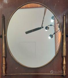 Specchiera da Comò anni 50 e Grande Specchio Ovale