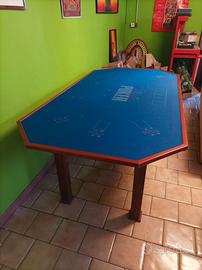 Tavolo Texas holdem legno massello