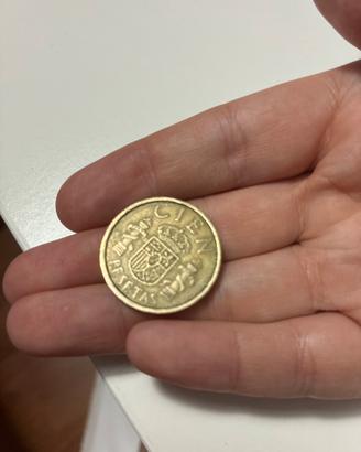 Moneta cien pesetas 1984 da collezione